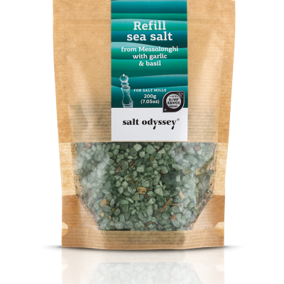 Sea Salt with Garlic & Basil Refill